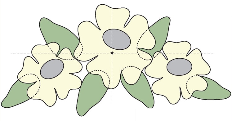 Nancy Odom Floral Applique Design