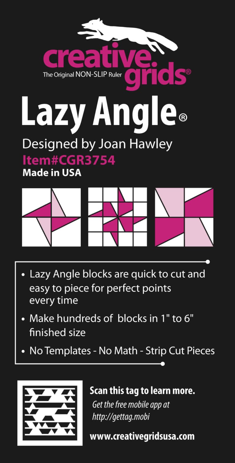 Lazy Angle Ruler - Lazy Girl Designs