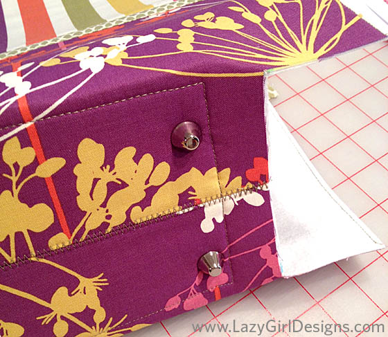 Tutorial: Add Purse Feet to Your Next Bag Creation - Lazy Girl Designs