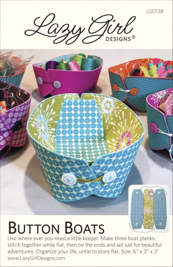 Picture of the Button Boats sewing pattern by Lazy Girl Designs