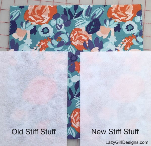 Stiff Stuff firm sew-in interfacing to add structure to purse, bag, and tote projects