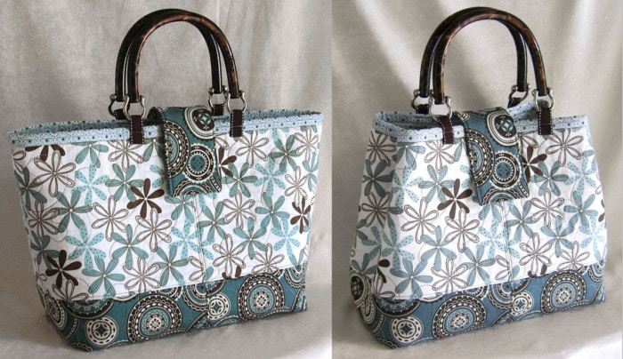 Add A Detachable Shoulder Strap To Any Open-Top Tote - Lazy Girl Designs