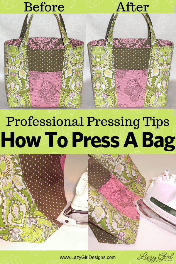 How to press a bag project