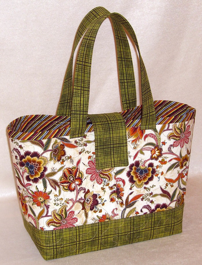Tutorial Choosing Fabrics to Accent a Bag Design Lazy Girl Designs