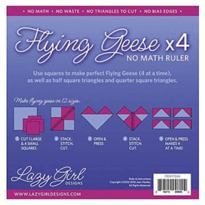 Flying Geese Ruler - Lazy Girl Designs