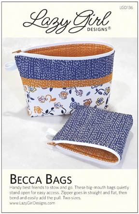 Becca Bags pattern LGD136 from #LazyGirlDesigns