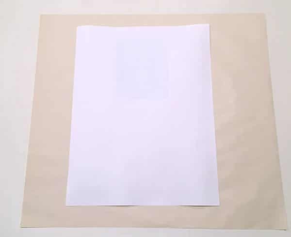 allow to cool before removing paper
