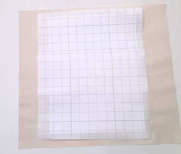 use two sheets of paper backing for pressing sheets