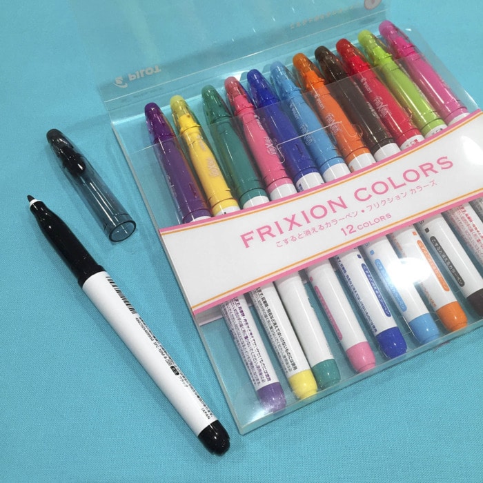 Pilot FriXion Colors Erasable Marker, 6 Color Set