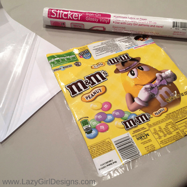 Laminate Candy Wrappers for DIY Crafts