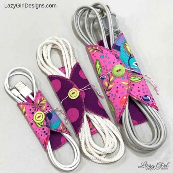 sewing pattern for cord keeper cord organizer