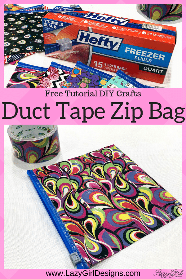 duct tape zip food bags