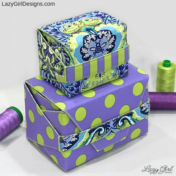 DIY gift boxes to sew