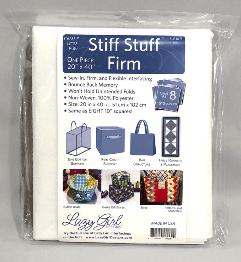 Stiff stuff pack lazy girl designs