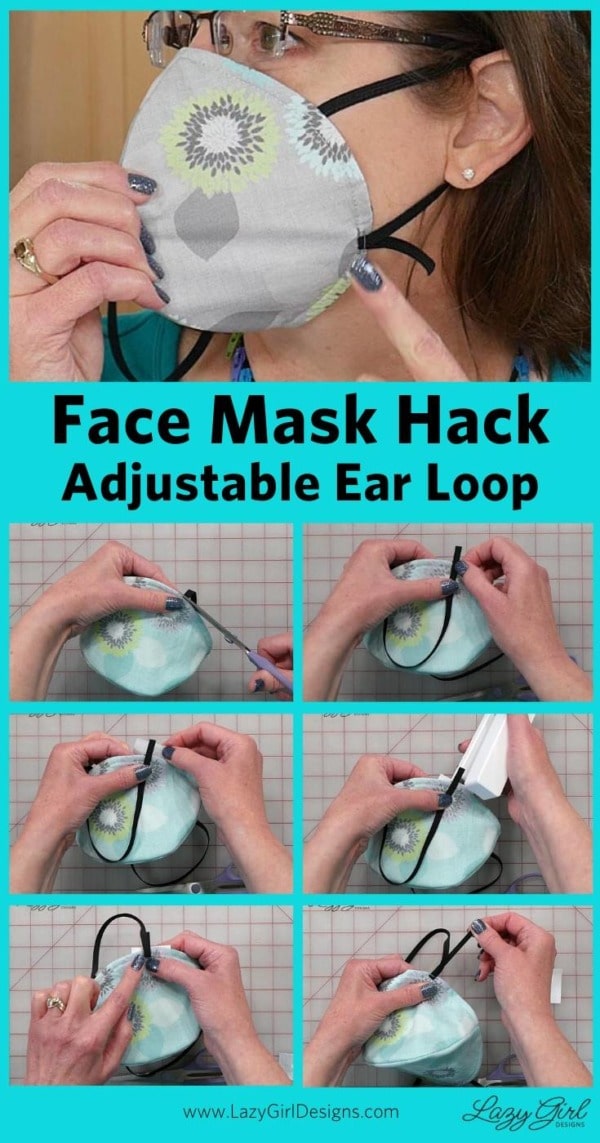 Step by step video tutorial for face mask ear loops