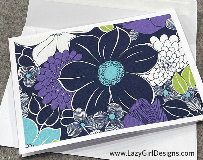 Easy Card Making with Patterned Paper and a Card Sketch - ON Y GO